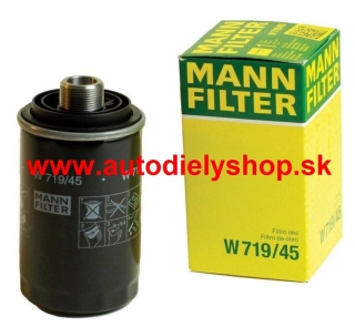 VW SCIROCCO 5/08- Olejový filter /MANN/ - pre motory 1,8TSi-18TFSi-2,0TFSi