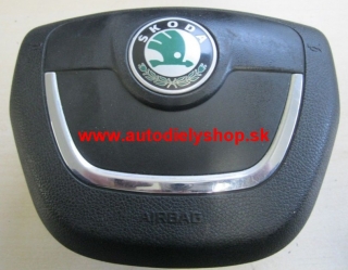 Škoda SUPERB II 3/2008- Airbag /chrómový lem/