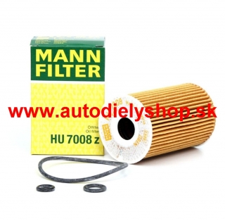 VW GOLF VI 10/08- olejový filter 1,6TDi-2,0TDi / MANN FILTER /