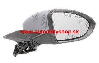 VW GOLF VII 2012- Spätné zrkadlo, pravé /el. sklopné + pamäťové/