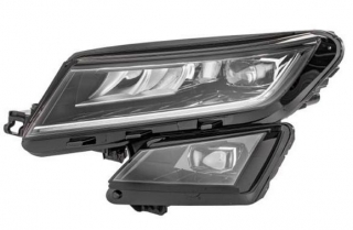 predné svetlo LED s natáčaním do zákruty (aut. ovládané), HELLA (prvovýroba) L