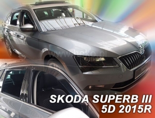 Deflektory Škoda Superb III Combi, od r.2015 (+ZN)