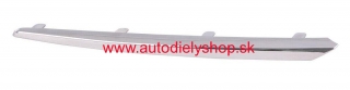 Toyota AURIS 1/2013- lišta prednej masky Lavá / chrómová