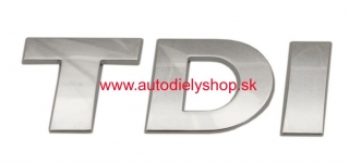 VW CADDY 06/10-  Zadný nápis TDI