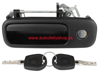VW CADDY 3/04- zadná klučka kufra so zámkom a kľúčmi