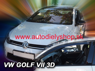 VW Golf VII 3-dvere 2012-2019 (predné) - deflektory Heko