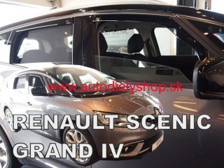 Renault Grand Scenic od 2016 (so zadnými) - deflektory Heko