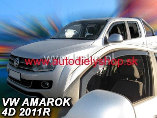 VW Amarok od 2010 (predné) - deflektory Heko