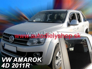 VW Amarok od 2010 (so zadnými) - deflektory Heko