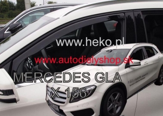 Mercedes GLA X156 2013-2020 (predné) - deflektory Heko