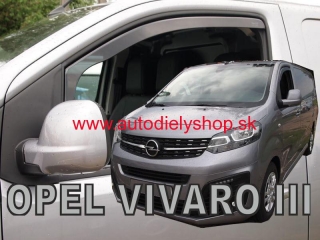 Opel Vivaro C od 2019 (predné) - deflektory Heko