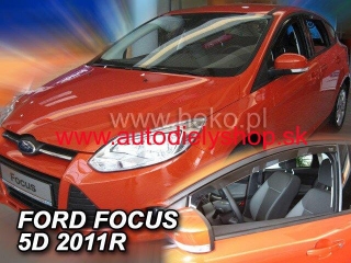 Ford Focus 2011-2018 (predné) - deflektory Heko