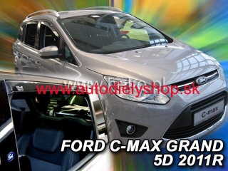 Ford Grand C-Max od 2010 (so zadnými) - deflektory Heko