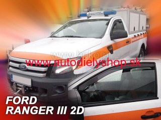 Ford Ranger 2-dvere od 2012 (predné) - deflektory Heko