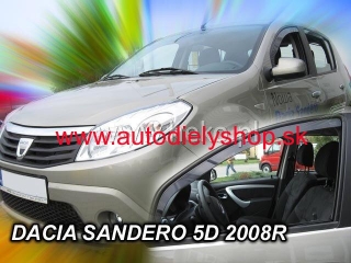 Dacia Sandero 2008-2012 (predné) - deflektory Heko