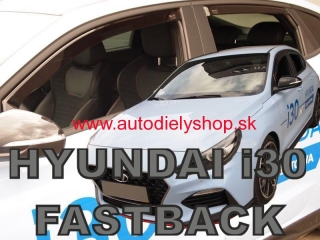 Hyundai i30 Fastback od 2019 (so zadnými) - deflektory Heko