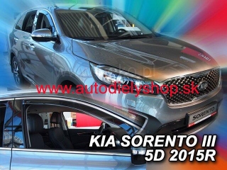 Kia Sorento 2015-2020 (predné) - deflektory Heko