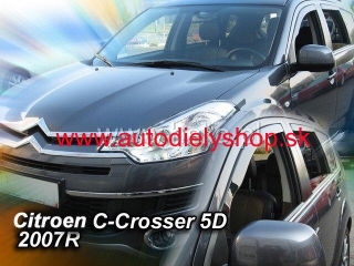 Citroen C-Crosser 2007-2012 (predné) - deflektory Heko