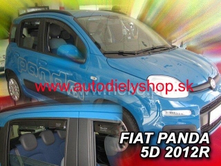 Fiat Panda od 2012 (so zadnými) - deflektory Heko