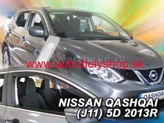 Nissan Qashqai 2014-2021 (predné) - deflektory Heko