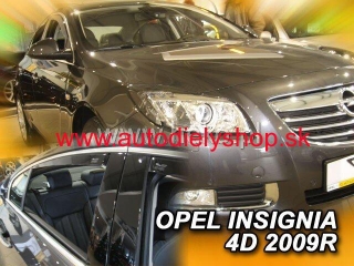Opel Insignia Sedan 2009-2017 (so zadnými) - deflektory Heko