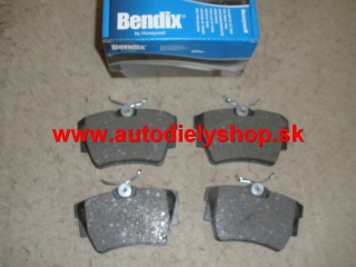 Renault TRAFIC 9/01-06 zadné platničky Sada / Bendix / 