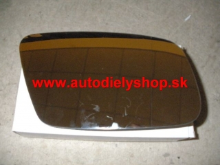 Audi A6 7/01-4/04 sklo zrkadla pravé,vyhrievané,velké