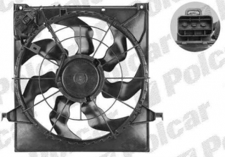 Kia Cee'd 07- ventilátor chladičov 1,6CRDi-2,0CRDi