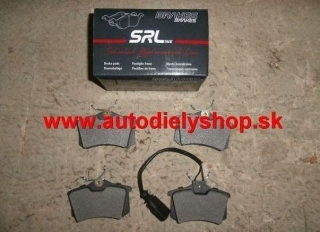 Audi A4 10/04- zadné platničky Sada / SRL /