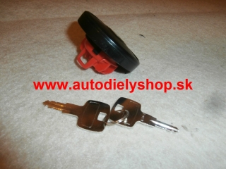 Peugeot 207 5/06- viečko nádrže + 2x kluč / BENZIN