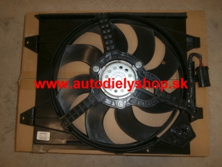 Fiat 500 7/2007- ventilátor chladiča /1,4i-1,3MJTD/- bez AC