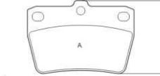 Toyota RAV 4 6/00-10/05 zadné platničky Sada / A.B.S /