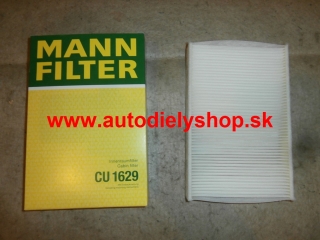 Renault FLUENCE 2/2010- kabínový filter pre všetky typy motorov /MANN FILTER/
