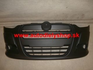 Fiat DOBLO 2/2010- Predný nárazník pre hmlovky, čierny