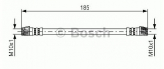 Citroen DS3 11/09-brzdová hadica Zadná