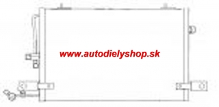 Audi A2 9/00-chladič klimatizácie