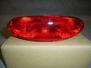 Peugeot 206 98- zadná hmlovka,červená