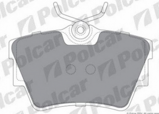 Renault TRAFIC 9/01-06 zadné platničky Sada / SRL /