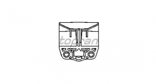 Opel AGILA 4/00-4/08 vodiaca lišta rozvodovej reťaze hore /TOPRAN/