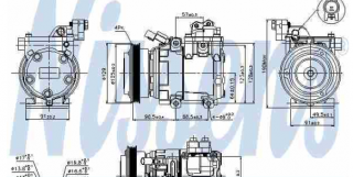 Hyundai MATRIX 7/2008- kompresor klimatizácie 