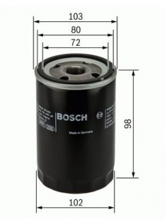 Toyota AVENSIS 6/03- olejový filter /BOSCH/
