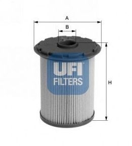 Nissan INTERSTAR 02-07 palivový filter /UFI/