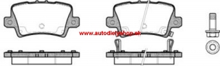 Honda CIVIC 01/2012- zadné platničky sada /ROADHOUSE/