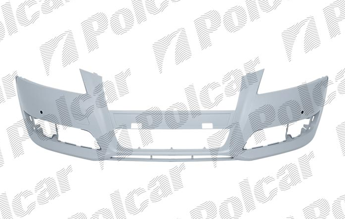 Audi A3 8/2008- predný nárazník / s otvormi pre senzory+ostr