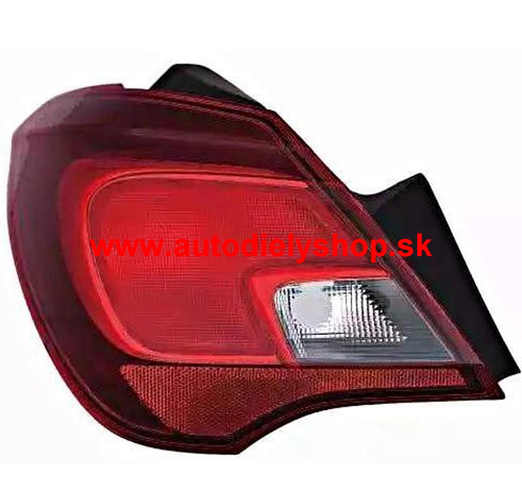 Opel CORSA E 2014- zadné svetlo ľavé /3DVER. verzia/