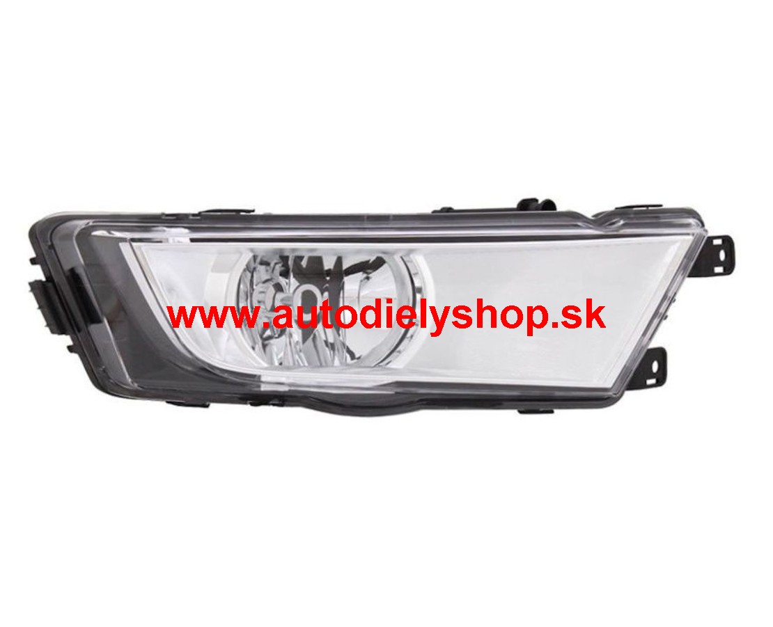 Škoda OCTAVIA III 11/2012- hmlovka H8 pravá /strieborný rámik/