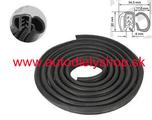 Peugeot 307 01- tesnenie predných a zadných dverí