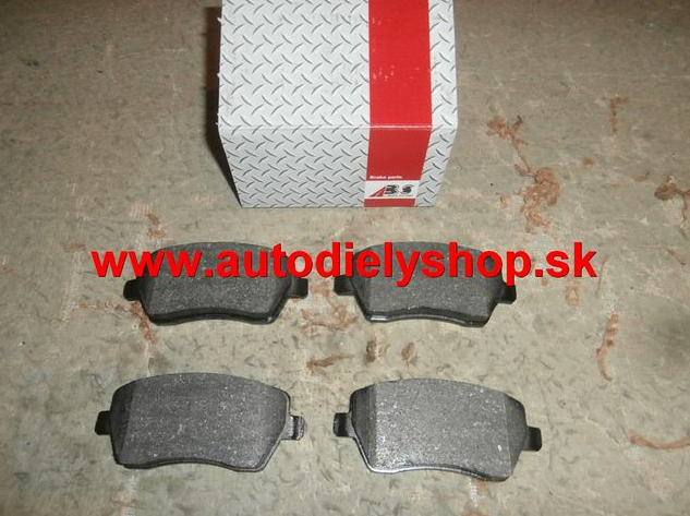 Dacia DUSTER 2010- predné platničky Sada / A.B.S /