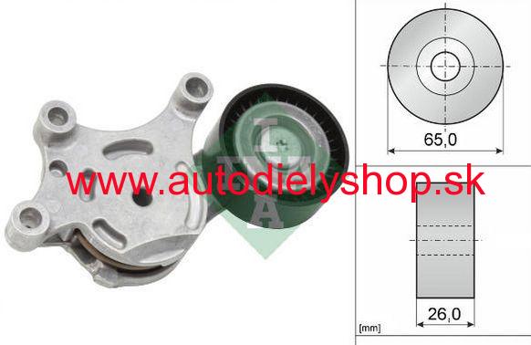 Ford FIESTA 10/05-10/08 napínacie rameno drážkového remeňa 1,6TDCi