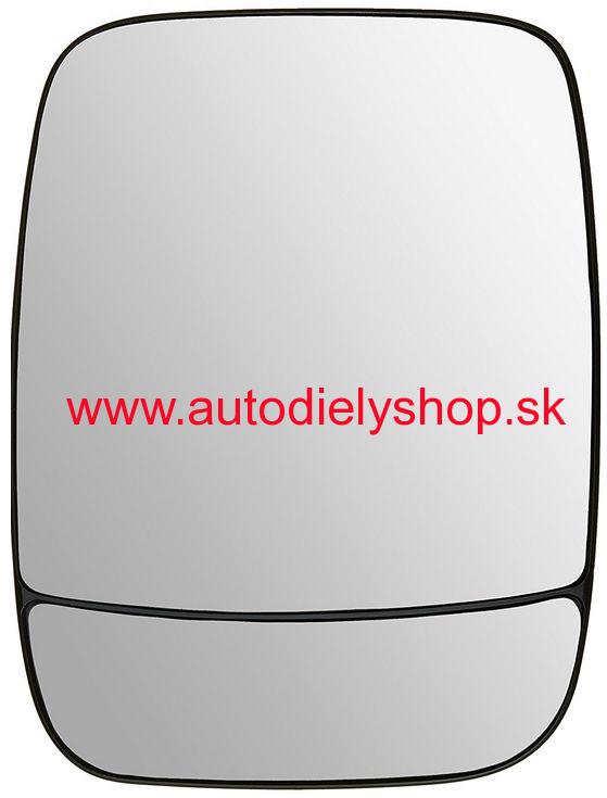 Renault TRAFIC 8/2014- sklo zrkadla pravé s držiakom vyhrievané 